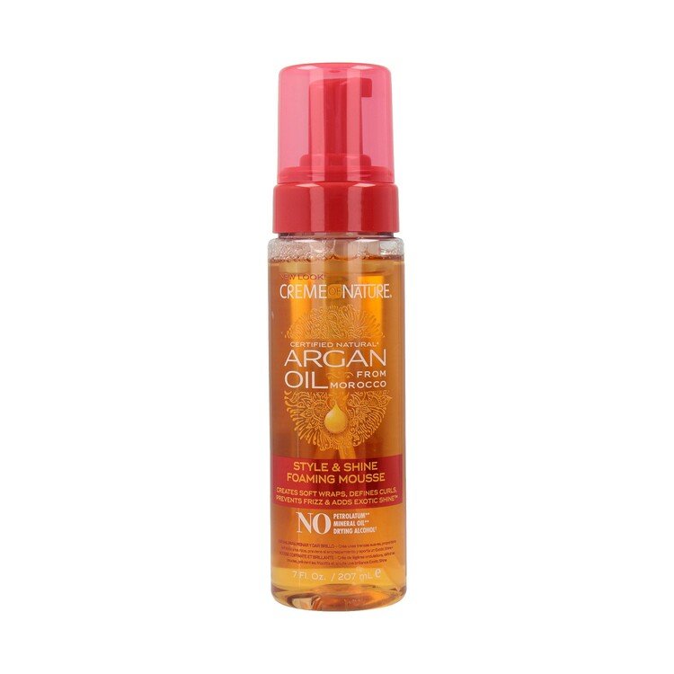 Creme of Nature Argan Oil Foam Wrap Mousse 7 oz